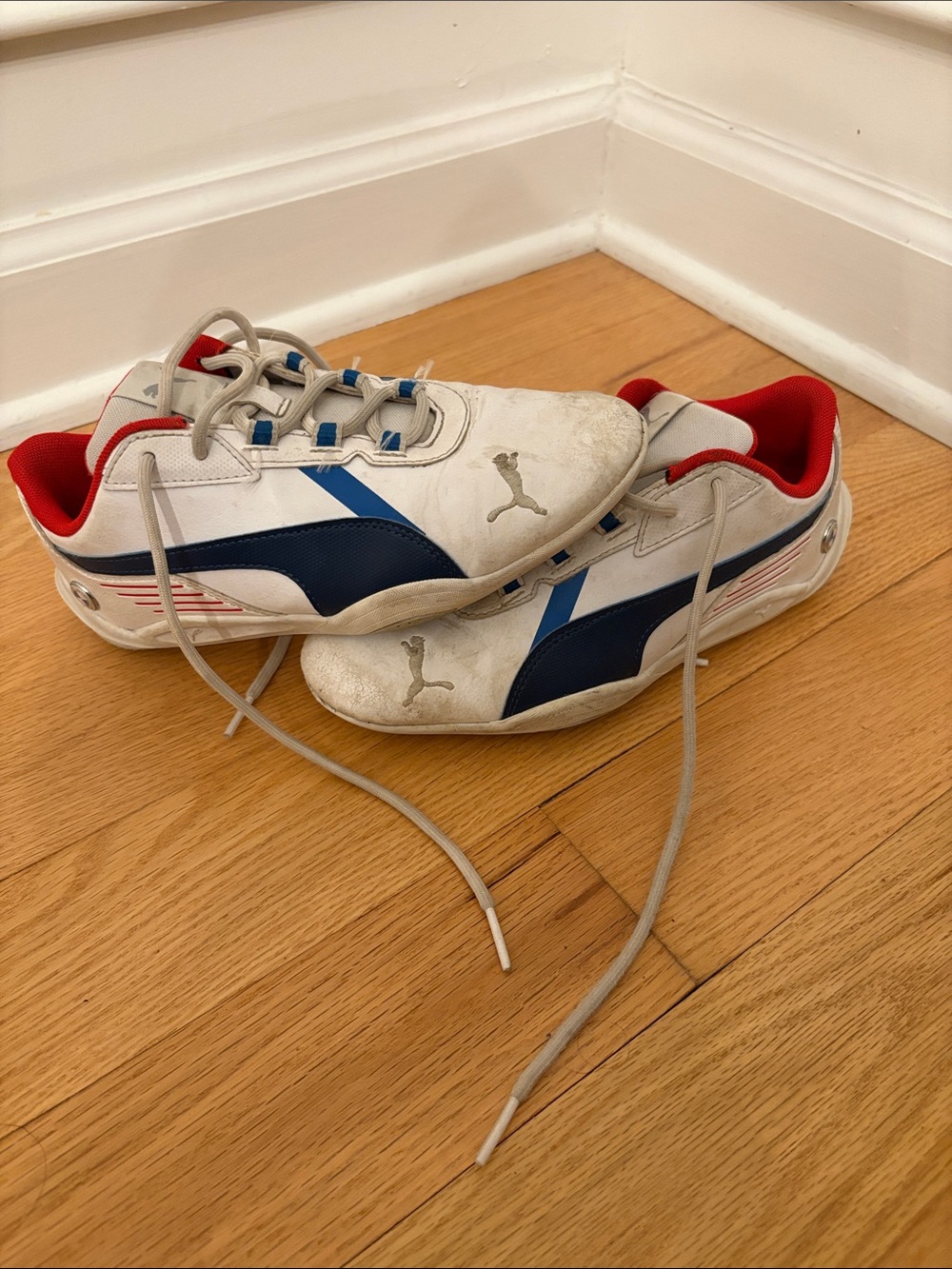 Puma Kids White BMW Sneakers